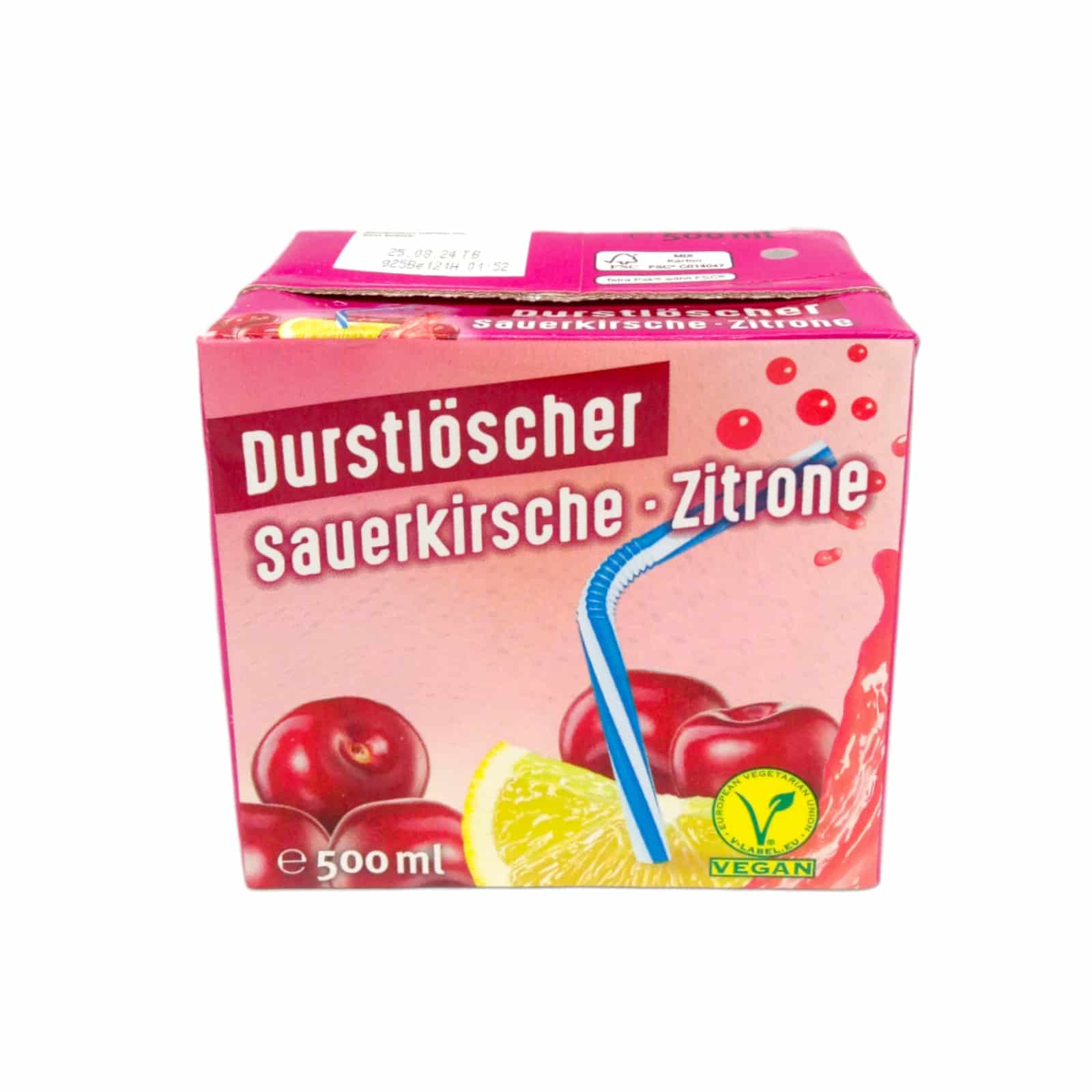 Durstlöscher Sauerkirsche - Zitrone 0,5l
