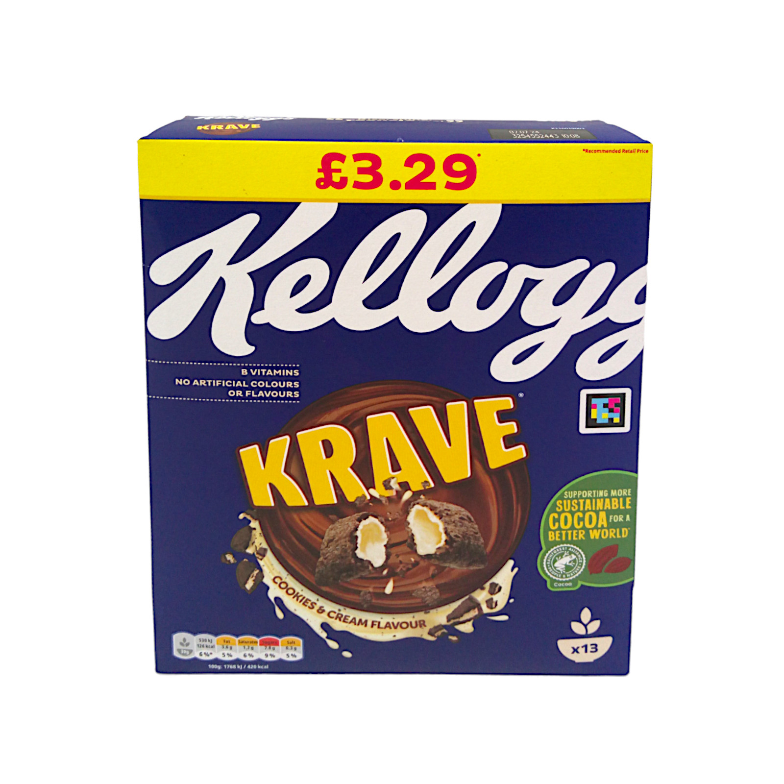 Kelloggs Krave Cookies&Cream 410g