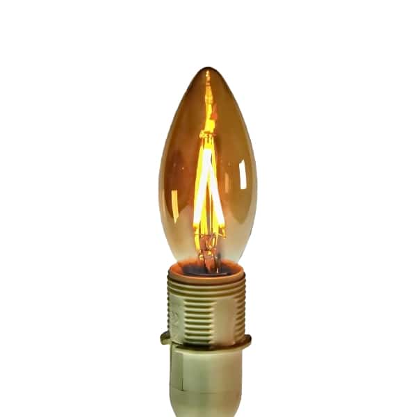 LED Cross-Filament Kerze E14
