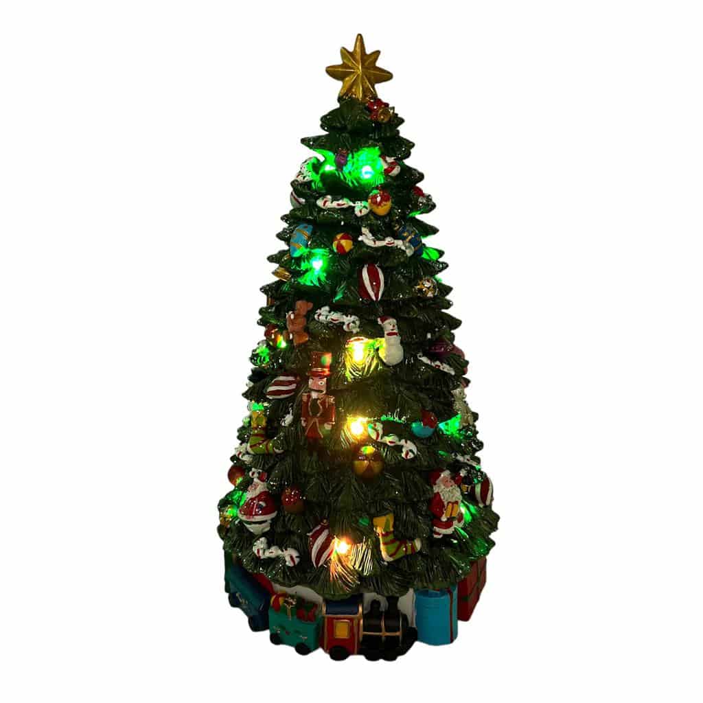 Spieluhr Weihnachtsbaum LED 36cm
