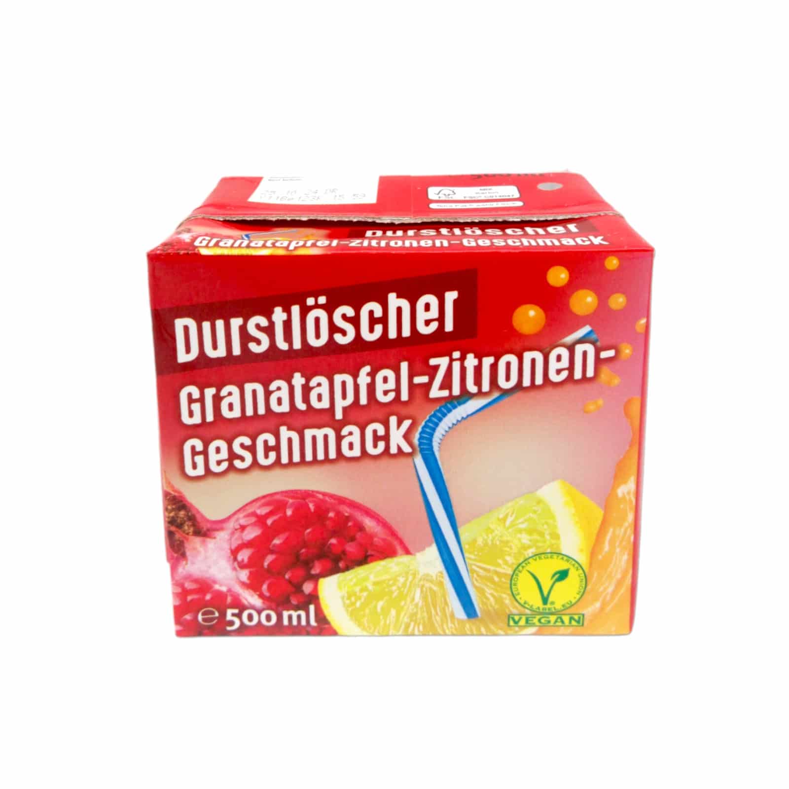 Durstlöscher Granatapfel-Zitrone 0,5l