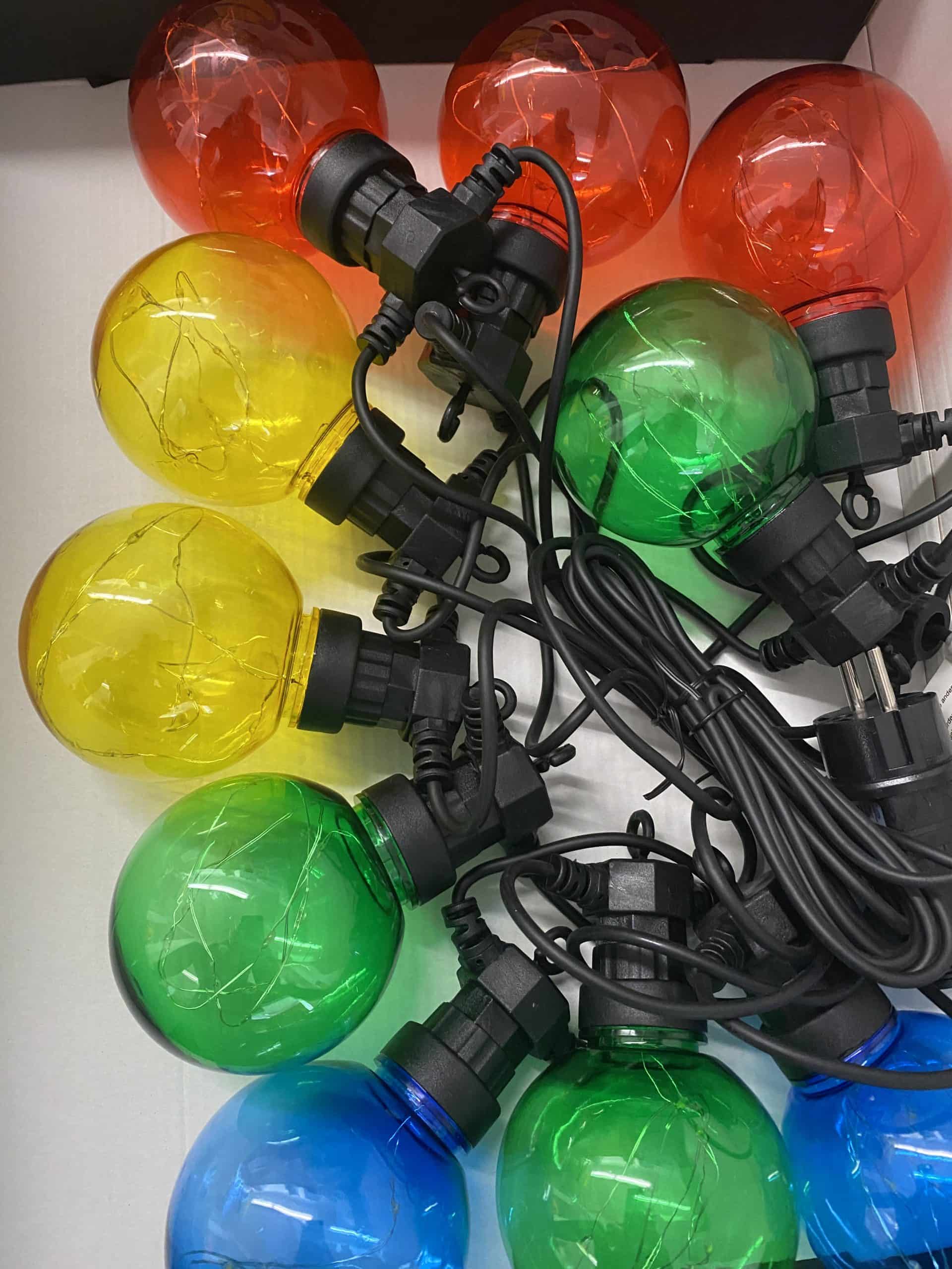 LED-Outdoorlichterkette "Lightbulbs XL"