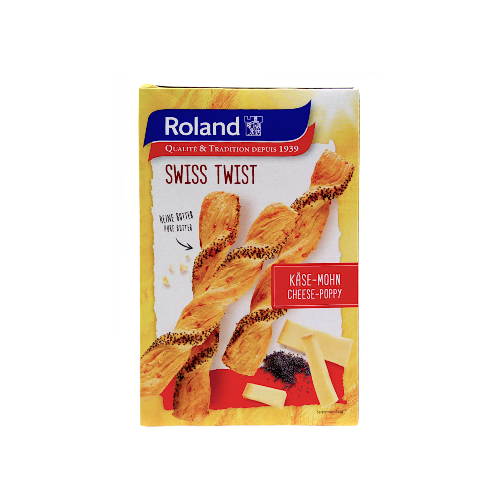 Roland Twist Käse-Mohn 100g