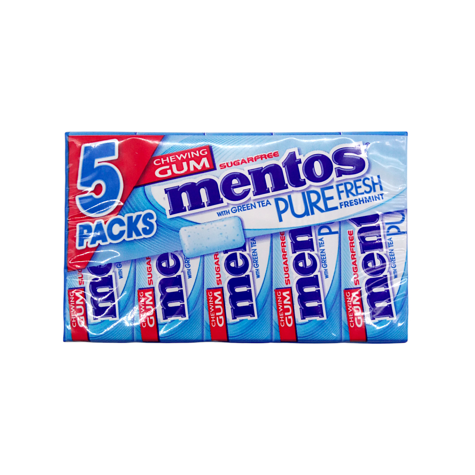 mentos Gum Pure FreshMint 5er Pack 66g