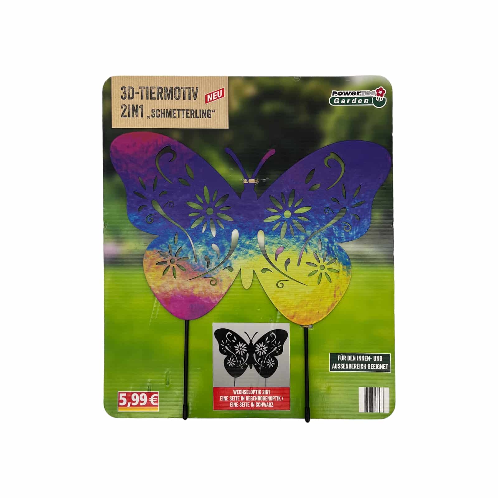 3D-Tiermotiv Schmetterling 2in1