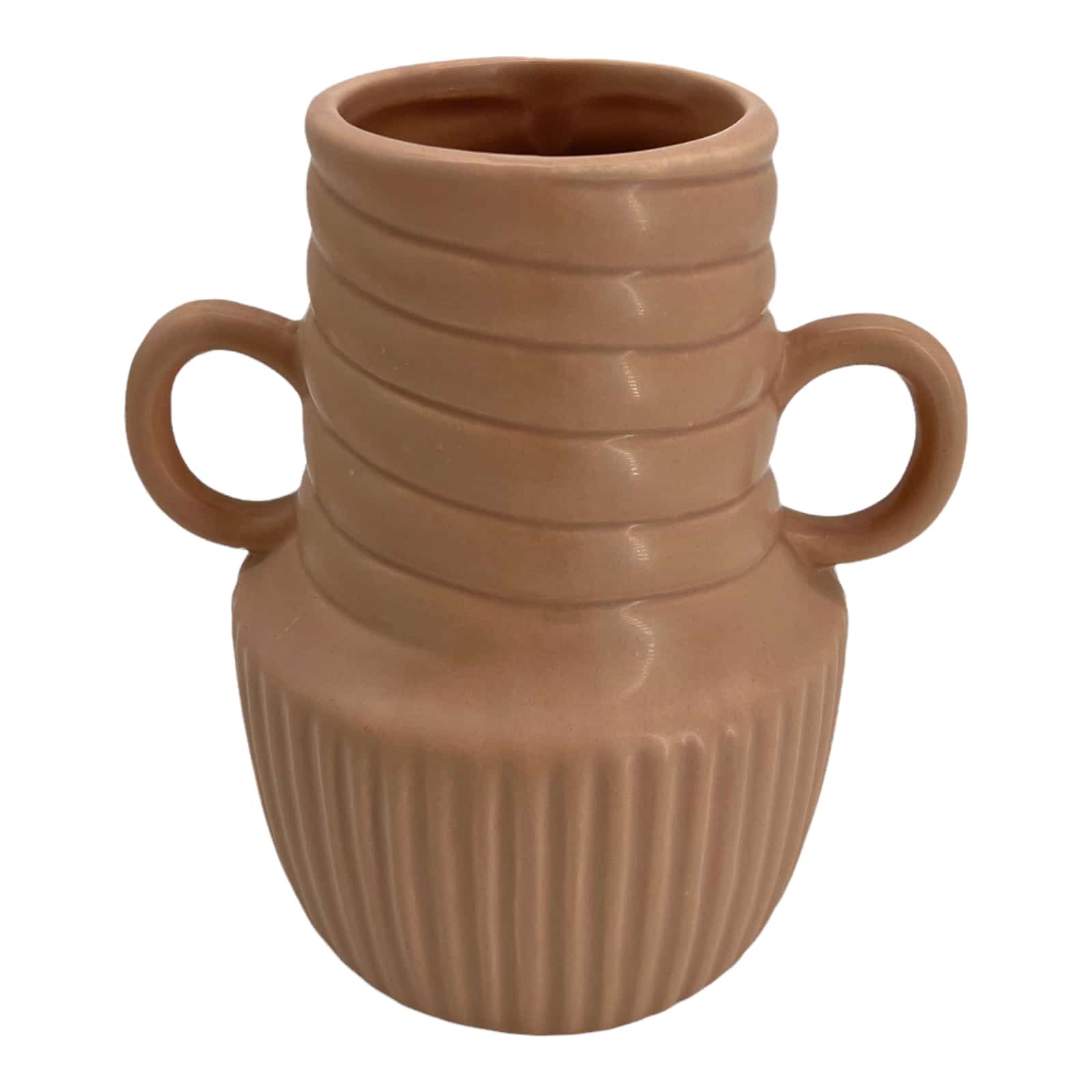 Keramikvase - altrosa