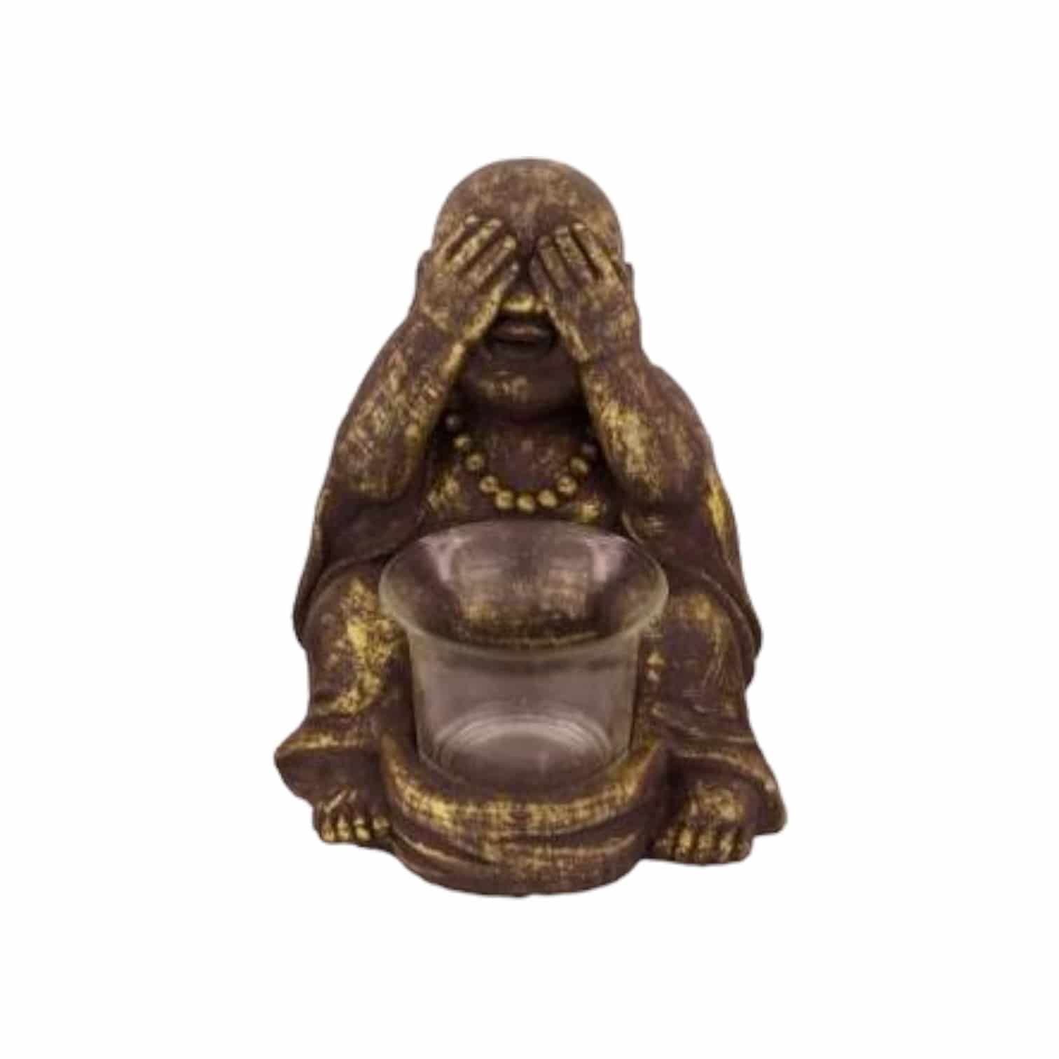 Teelichthalter Buddha