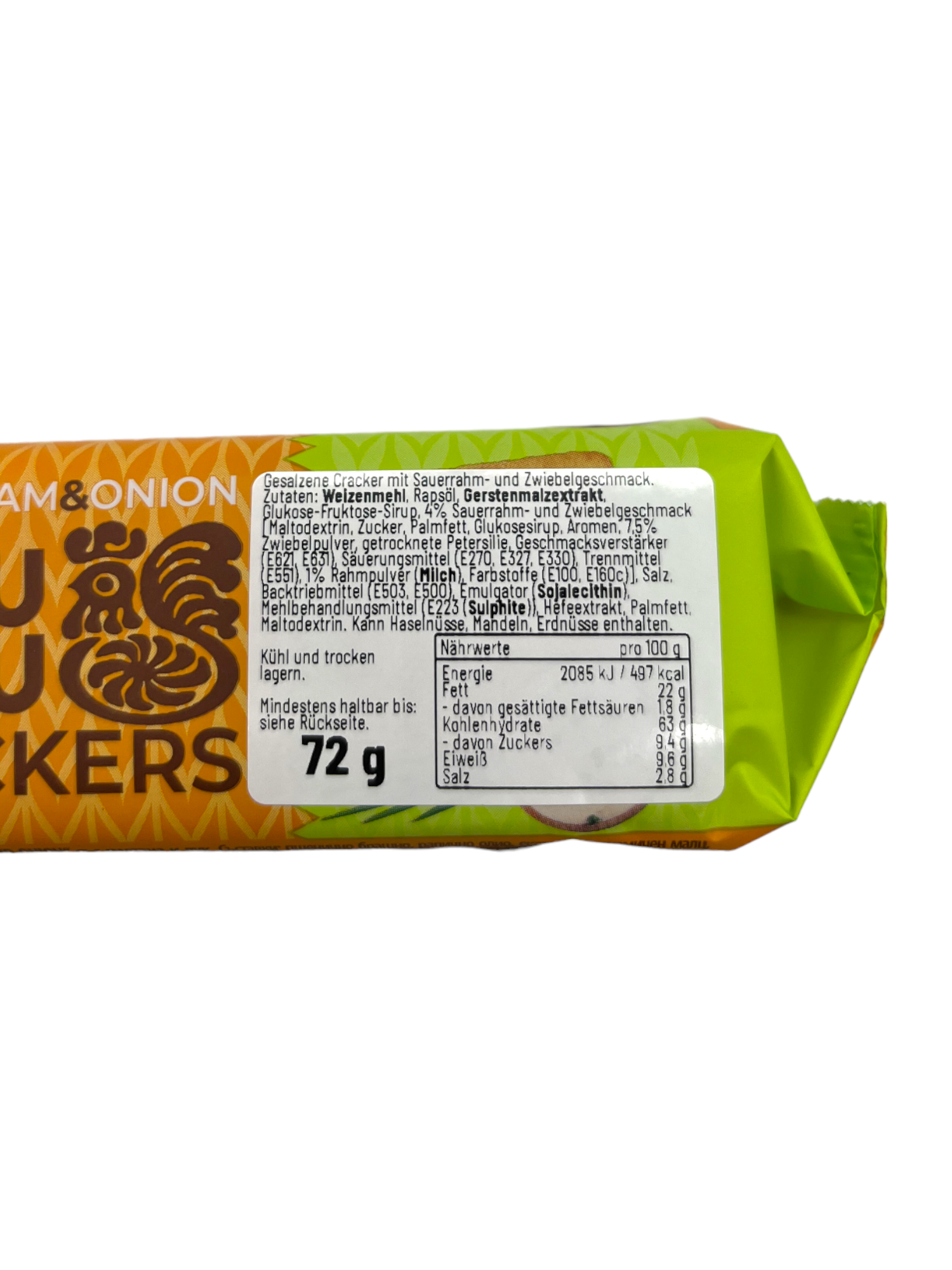 KukuRuku Cracker SourCream & Onion 72g