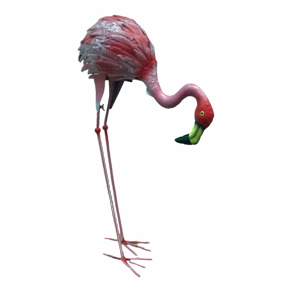 Metall-Dekofigur Flamingo