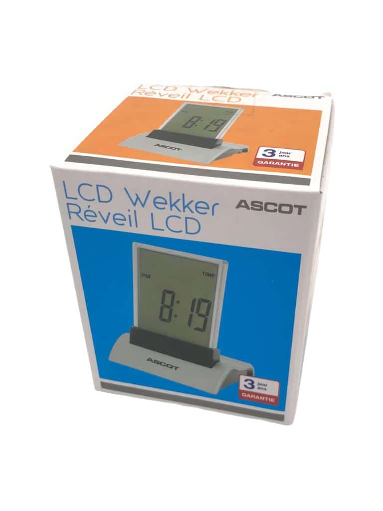 Ascot LCD-Wecker