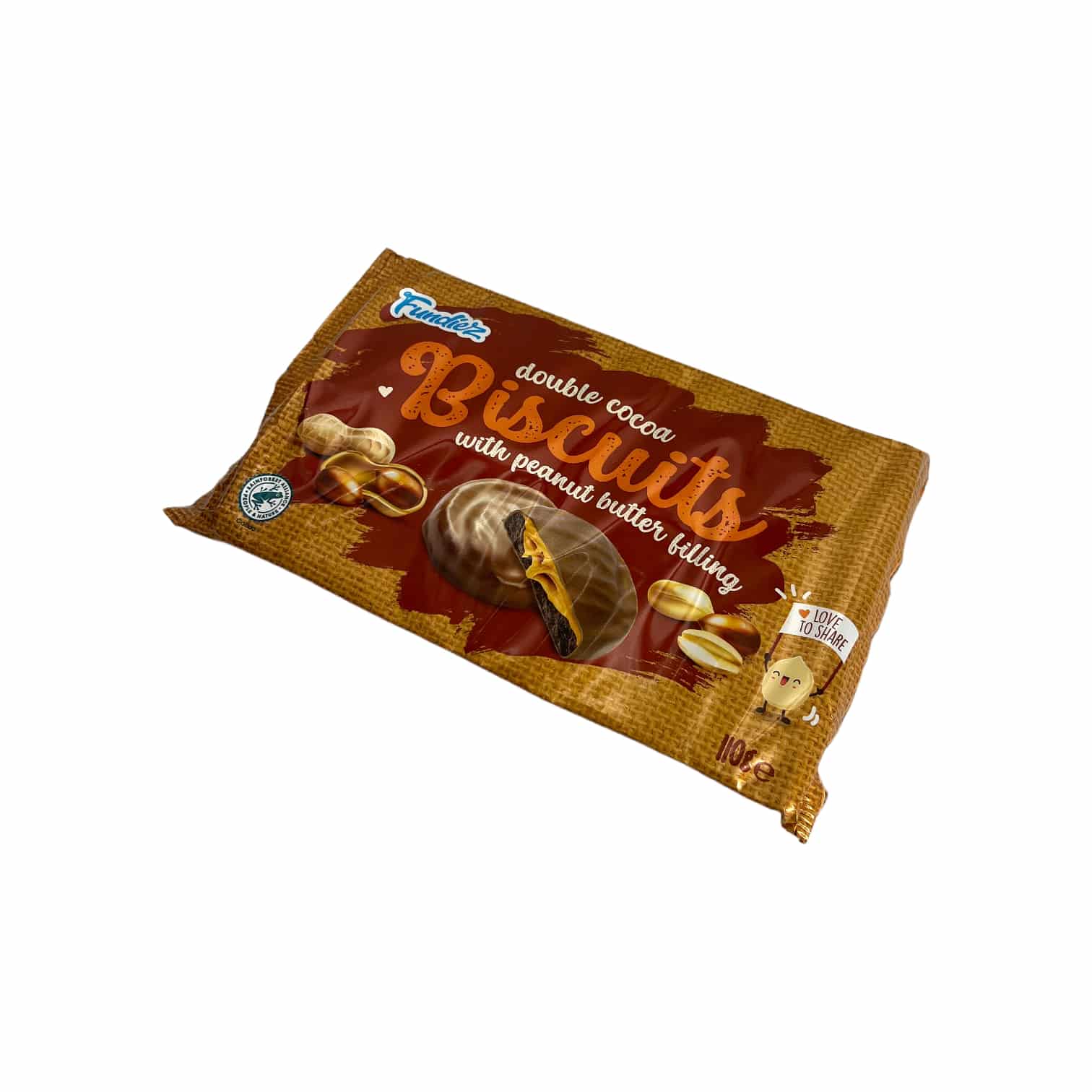 Fundiez Biscuit cocoa Erdnussbutter 110g