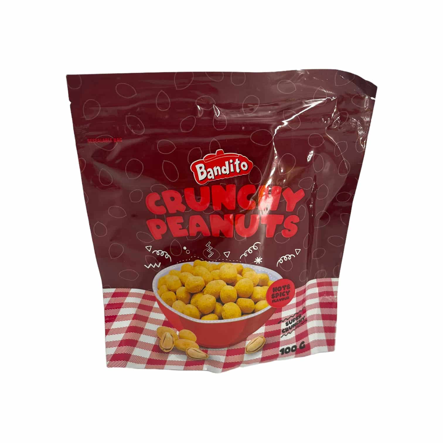 Crunchy Peanuts Hot & Spicy 100g