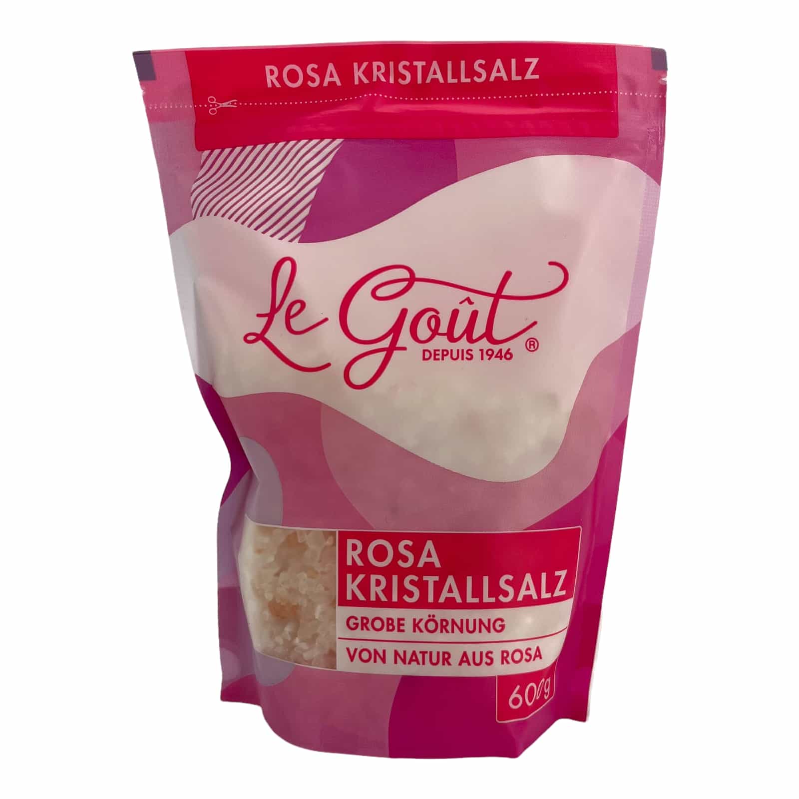 Le Gout Rosa Kristallsalz grob 600 g