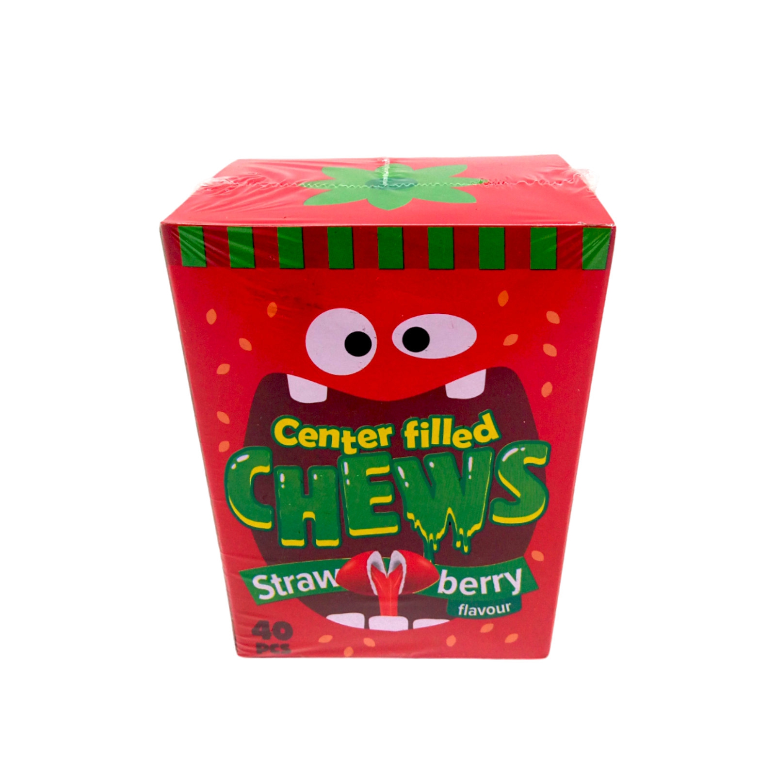 Center Filled Chews Strawberry 160g