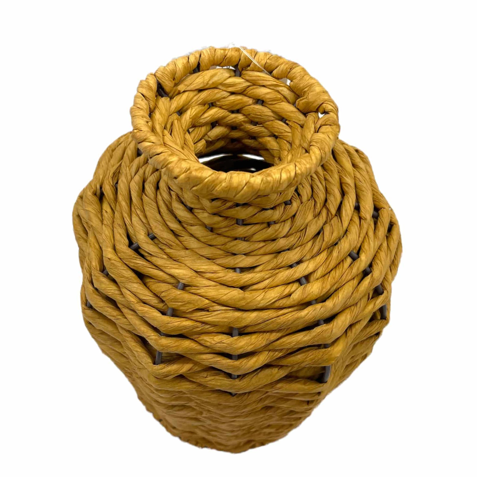 Vase paper rope 18x27 cm 50048-017