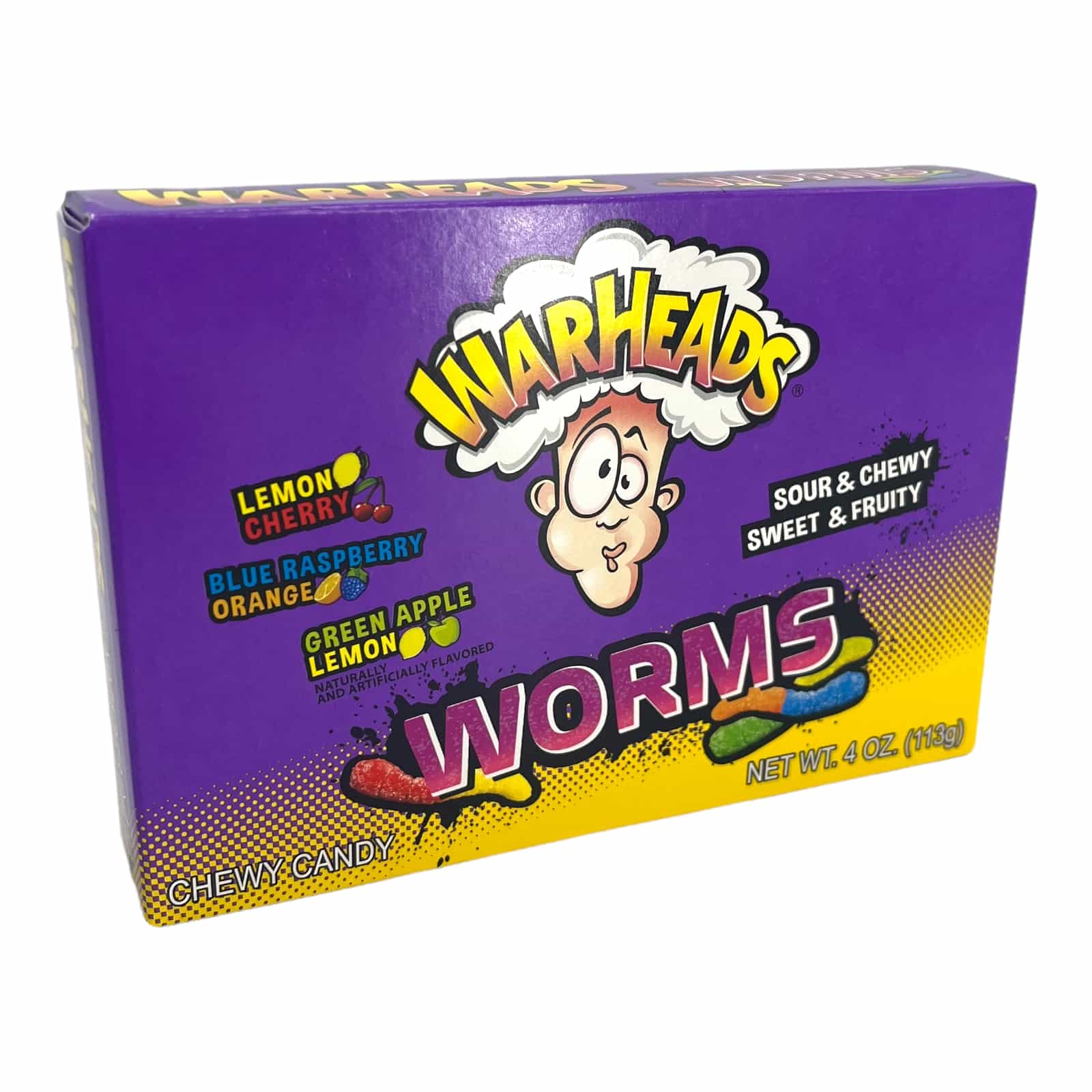 Warheads - Sour Worms 113g