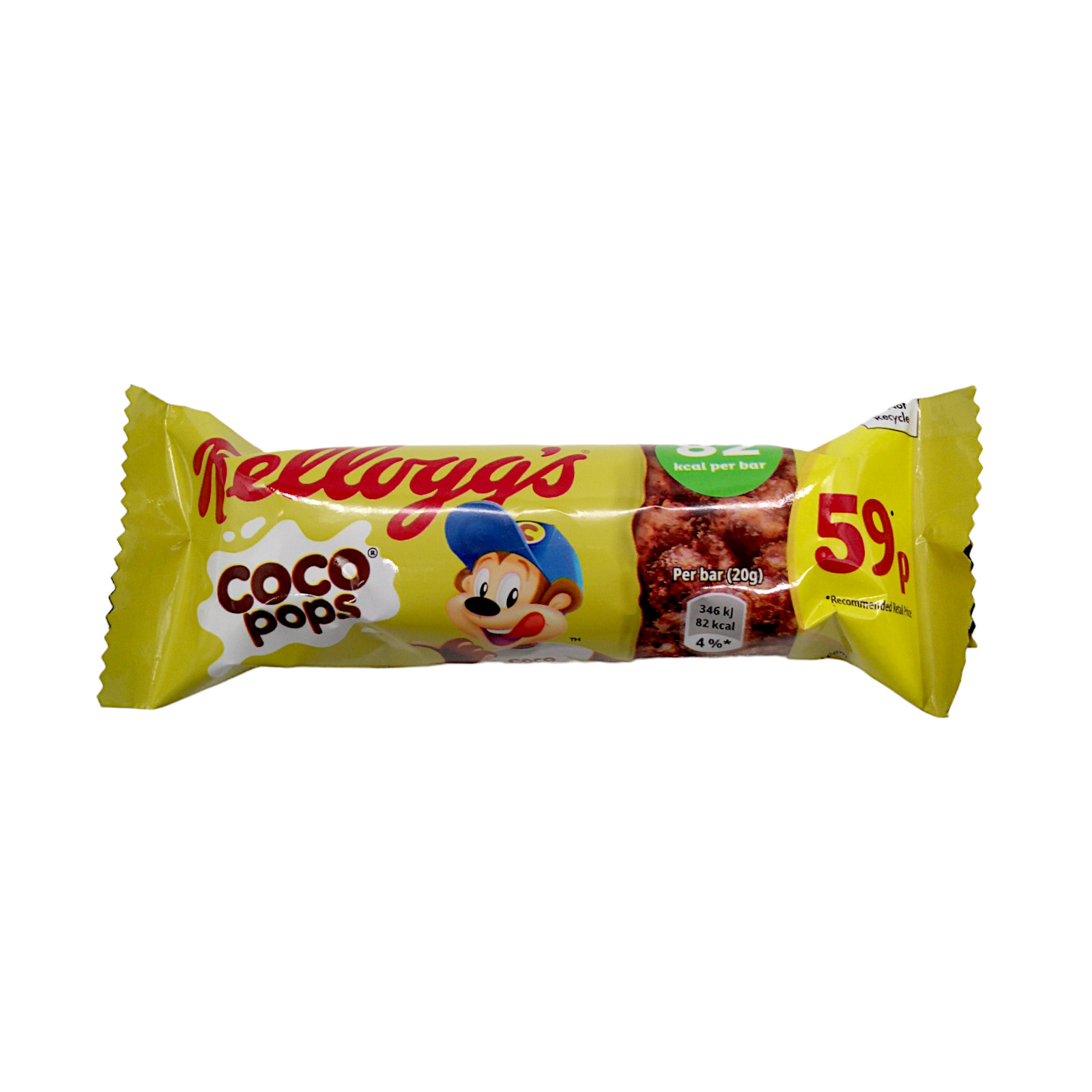 Kelloggs Coco Pop Cereal Bar 20g