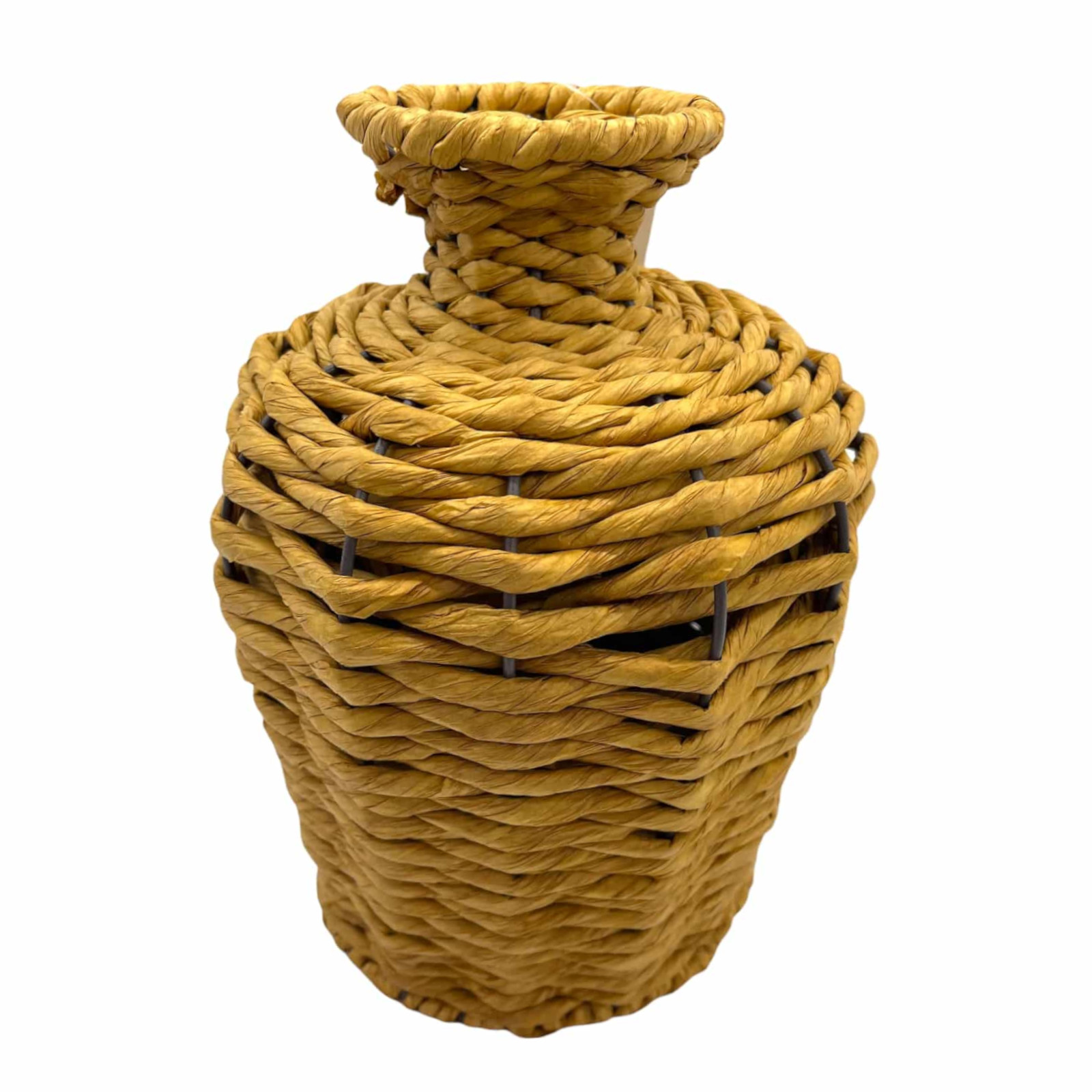 Vase paper rope 18x27 cm 50048-017