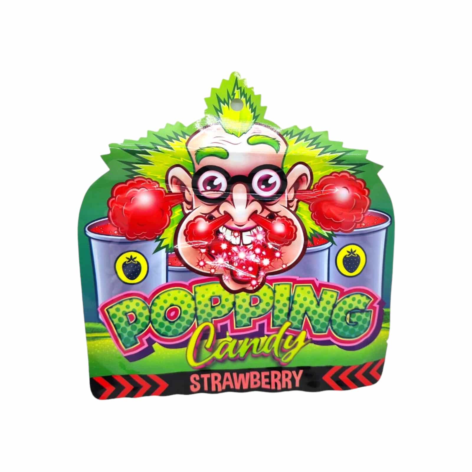 Dr. Sour Popping Candy Erdbeere 15g