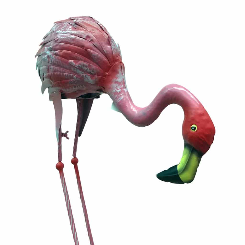 Metall-Dekofigur Flamingo